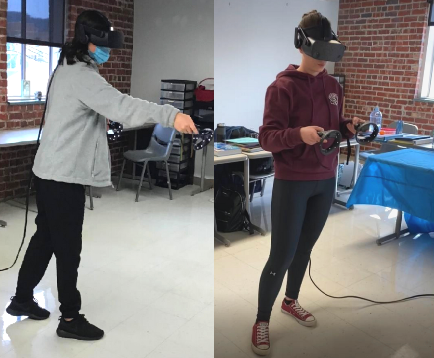 West Virginia Northern Students using PeriopSimVR